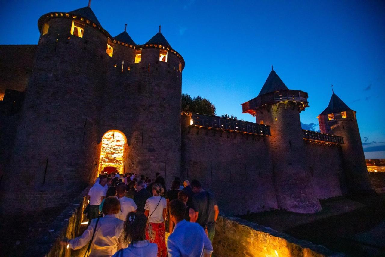 Tout Confort ! Calme, Climatisation, Vue Degagee, Ville ,Parking Gratuit, Ascenseur, Wifi Carcassonne Luaran gambar