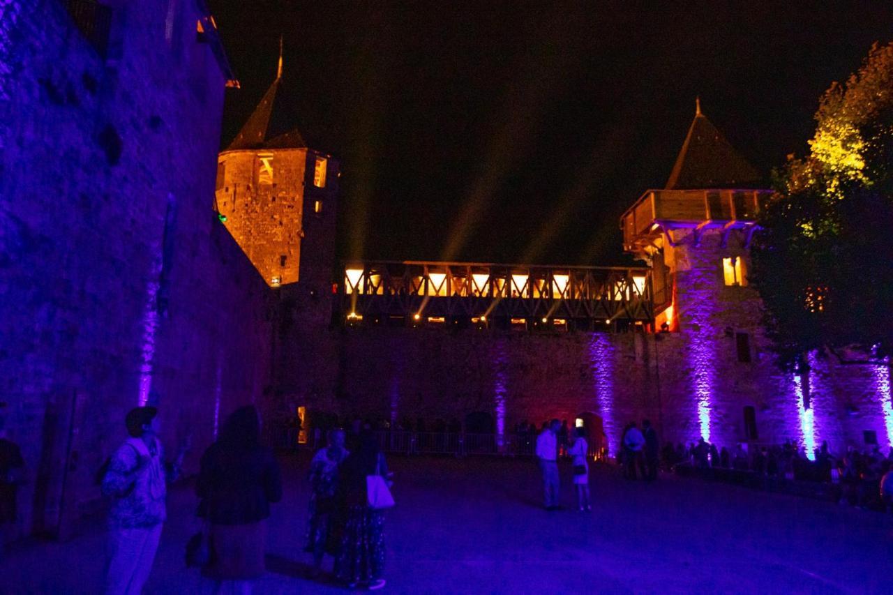 Tout Confort ! Calme, Climatisation, Vue Degagee, Ville ,Parking Gratuit, Ascenseur, Wifi Carcassonne Luaran gambar