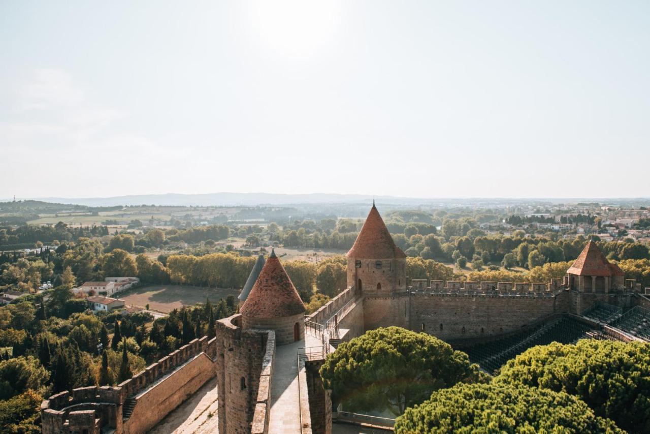 Tout Confort ! Calme, Climatisation, Vue Degagee, Ville ,Parking Gratuit, Ascenseur, Wifi Carcassonne Luaran gambar