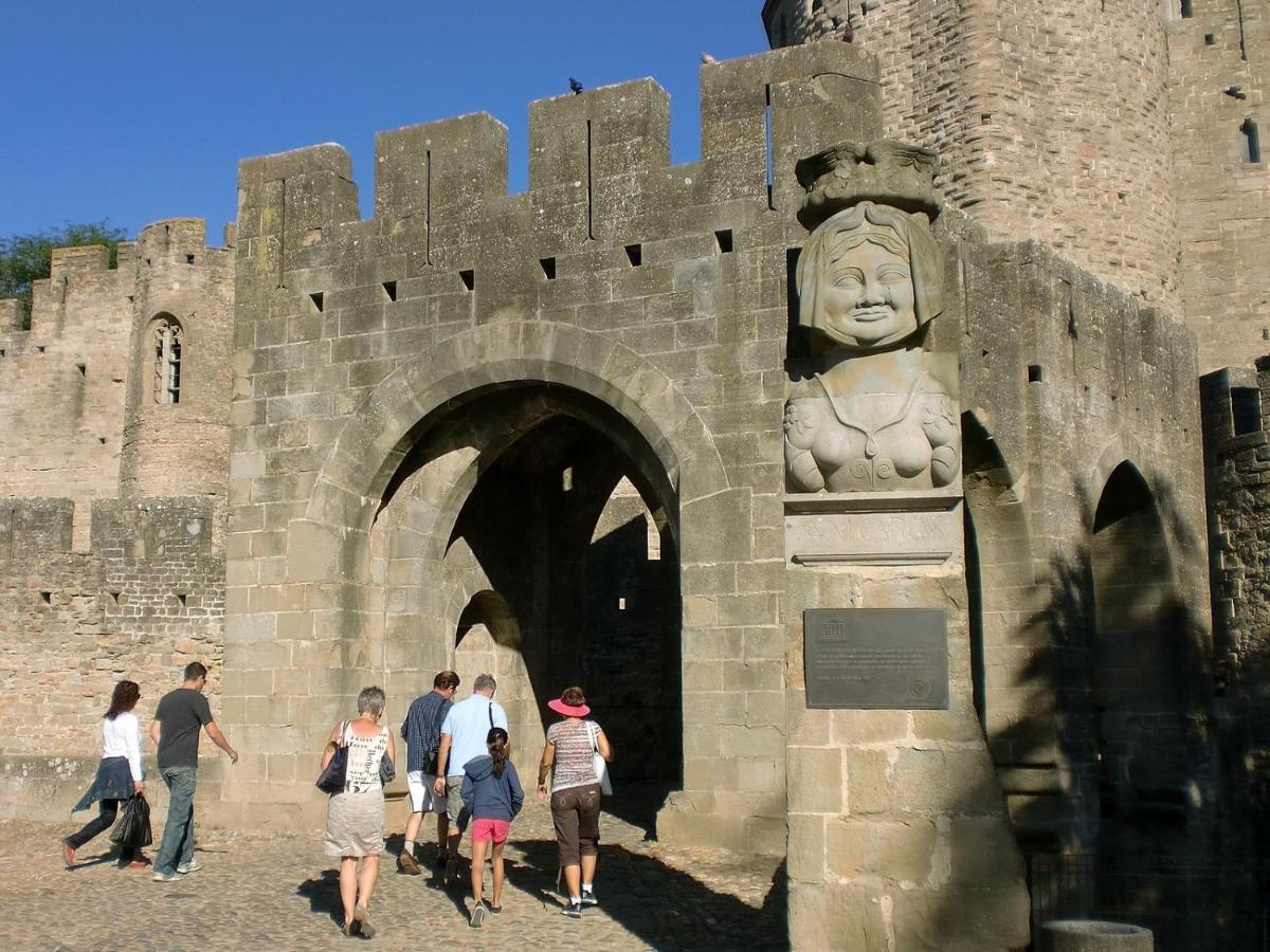 Tout Confort ! Calme, Climatisation, Vue Degagee, Ville ,Parking Gratuit, Ascenseur, Wifi Carcassonne Luaran gambar